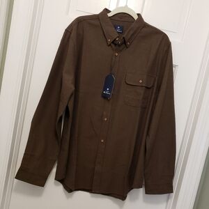 NWT The Original Ben Sherman Button Front Shirt Size XL, Business Casual Ret $99